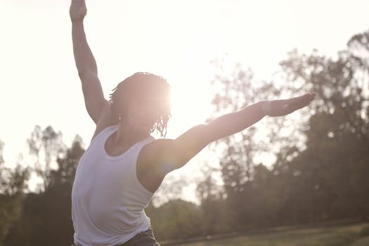 image of a balanced lifestyle with healthy habits