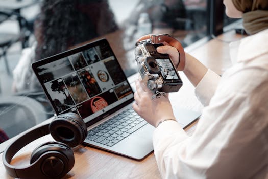 image of a professional working at a desk