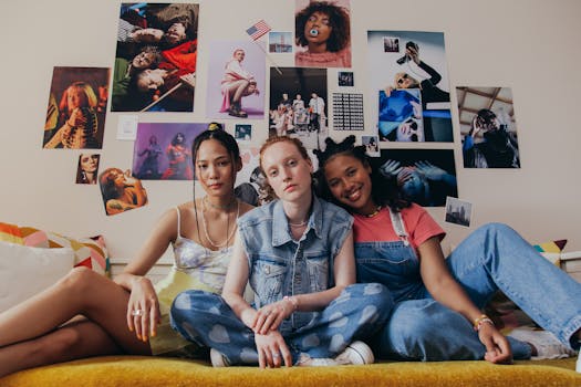 happy group of friends relaxing