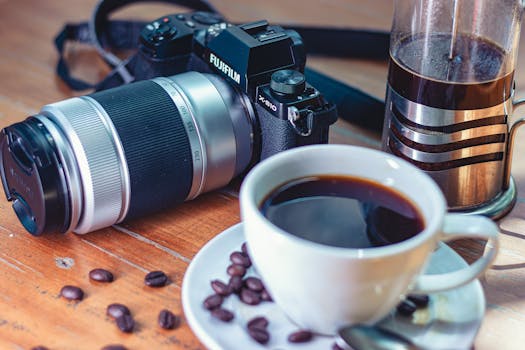 image of a balanced work-life setup
